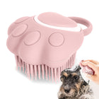 2-in-1 Silicone Pet Bath Brush with Shampoo Dispenser — Stress-Free Dog & Cat Washing