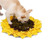 Sunflower Pet Snuffle Mat — Interactive Slow Feeder & Enrichment Toy for Dogs