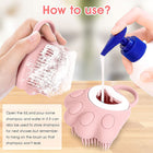 2-in-1 Silicone Pet Bath Brush with Shampoo Dispenser — Stress-Free Dog & Cat Washing
