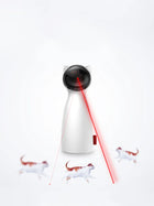 Automatic LED Laser Cat Toy — Rechargeable Interactive Laser Pointer for Indoor Cats