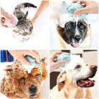 2-in-1 Silicone Pet Bath Brush with Shampoo Dispenser — Stress-Free Dog & Cat Washing
