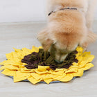 Sunflower Pet Snuffle Mat — Interactive Slow Feeder & Enrichment Toy for Dogs