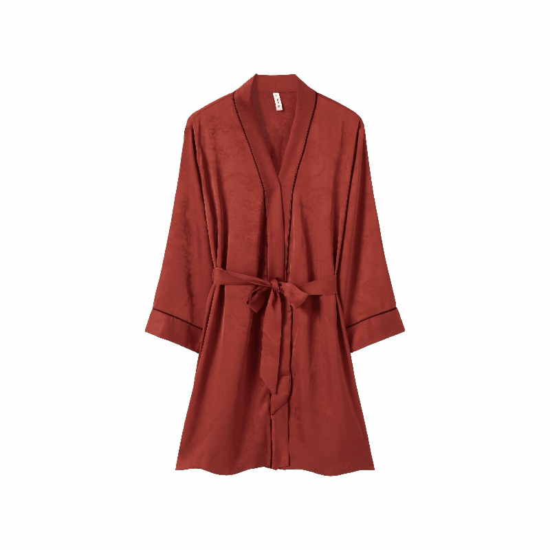Long nightdress autumn and winter light pajamas - VINEEMAN