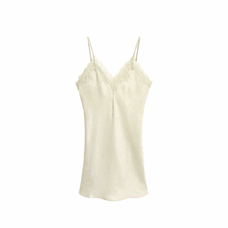 Summer lace sexy suspender nightdress for women - VINEEMAN