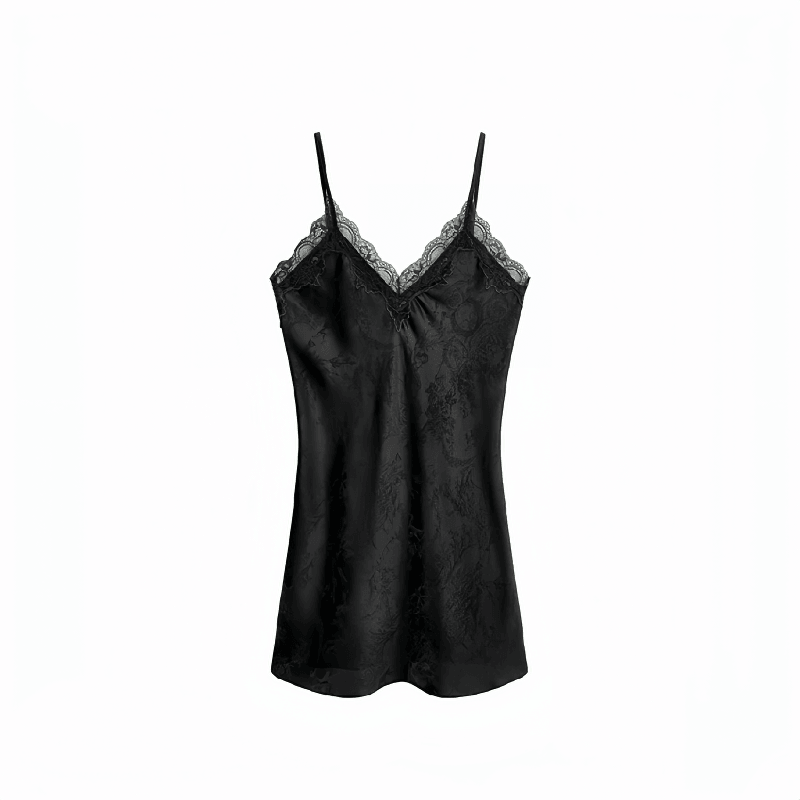 Summer lace sexy suspender nightdress for women - VINEEMAN